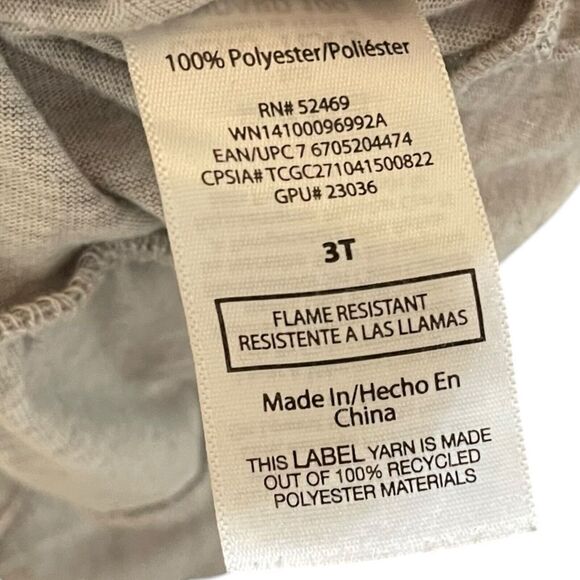 Grow Together Wonder Nation Graphic Print Shirt Toddler Girl 3T Gray Floral Top - Picture 5 of 7